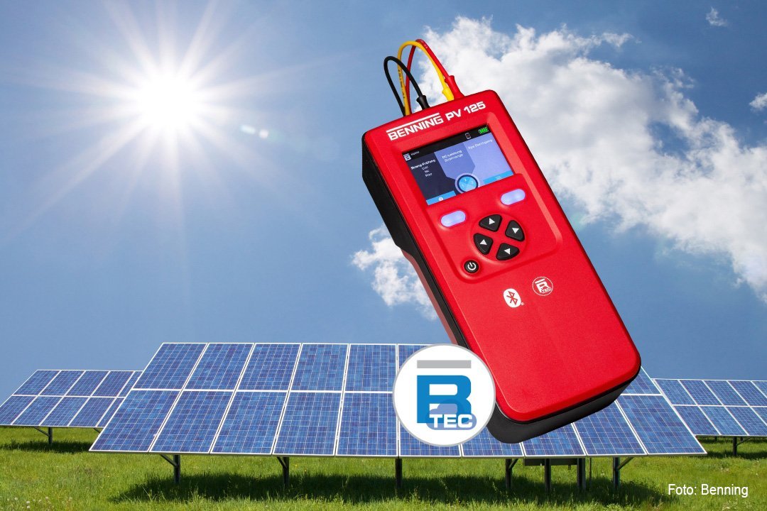 BENNING PV 125 – Photovoltaiktester mit BTEC-Anwendung