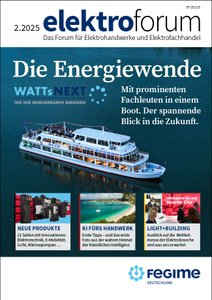 Zeitschrift elektro forum 2.2025 von FEGIME