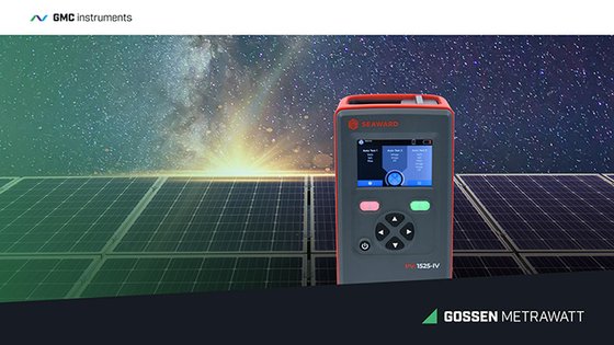 Die SEAWARD PV:1525 Serie vpm Gossen Metrawatt