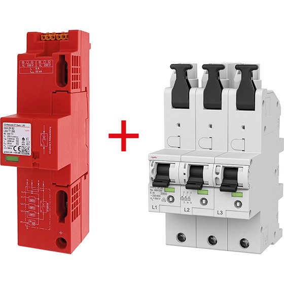 Bundle DEHNshield ZP LSG & Hauptleitungsschutzschalter SHU von DEHN