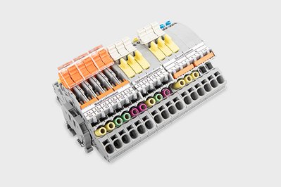 Wandlertrennklemmenleiste gemäß TAB von WAGO