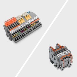 Stromwandlerklemmen-Block und Steuersignal-Klemmenleisten von WAGO