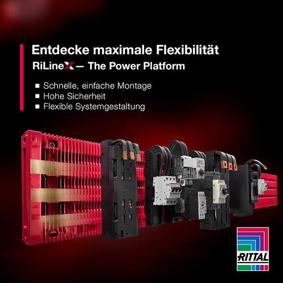 RiLineX - die flexible 60 mm Sammelschienenplattform von RITTAL