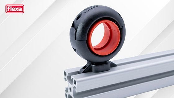 Drehbarer Schlauchhalter RQDR-PS von FLEXA
