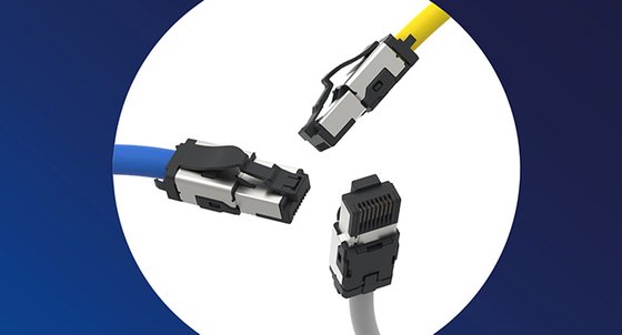 Der RJ45 field plug ultra short von METZ CONNECT