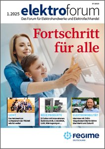 Das elektro forum 1.2025 von FEGIME