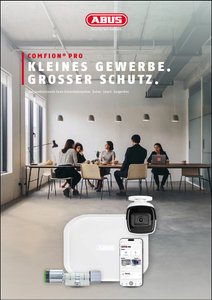 Flyer "Comfion® Pro: Kleines Gewerbe. Großer Schutz." von ABUS