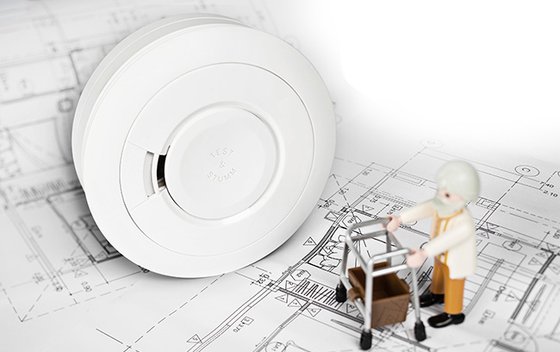 Barrierefreier Wohnraum mit Rauchwarnmelder -  Ei Electronics