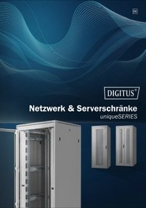 Flyer Netzwerk- und Serverschränke der DIGITUS® Unique Serie von Assmann
