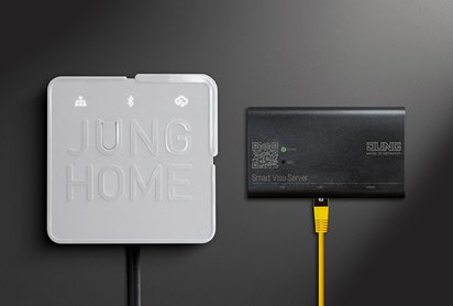 Das JUNG HOME Gateway und der Smart Visu Server von JUNG