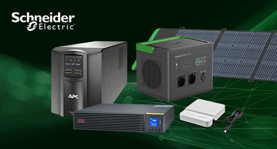 Stromversorgung mit USV-Lösungen und mobilen Powerstations von Schneider Electric