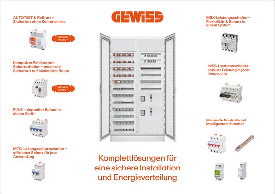 Komplettlösungen von GEWISS