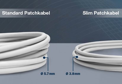 Das Standard & das Slim Patchkabel von Assmann