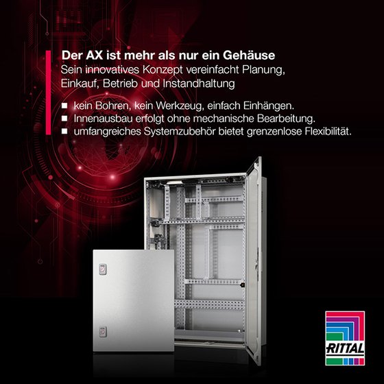 AX Kompakt-Schaltschrank-Serie von RITTAL