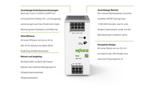 Stromversorgung Base von WAGO