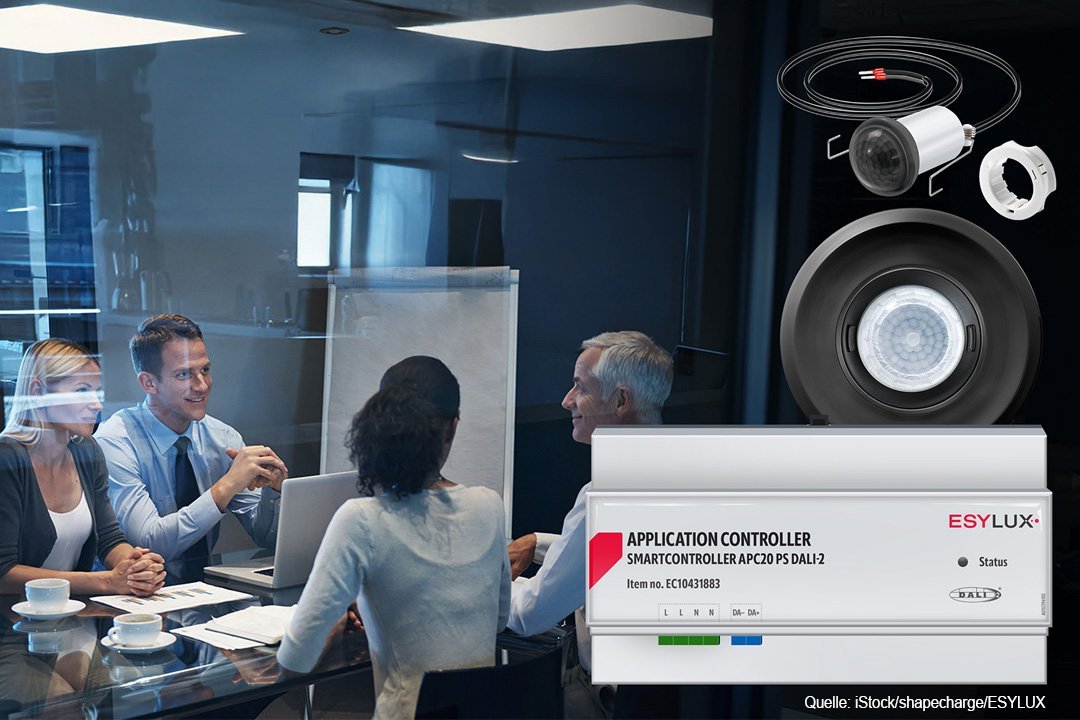 Intelligente DALI-2-Lichtsteuerung für den Schaltschrank: Serie SMARTCONTROLLER von ESYLUX
