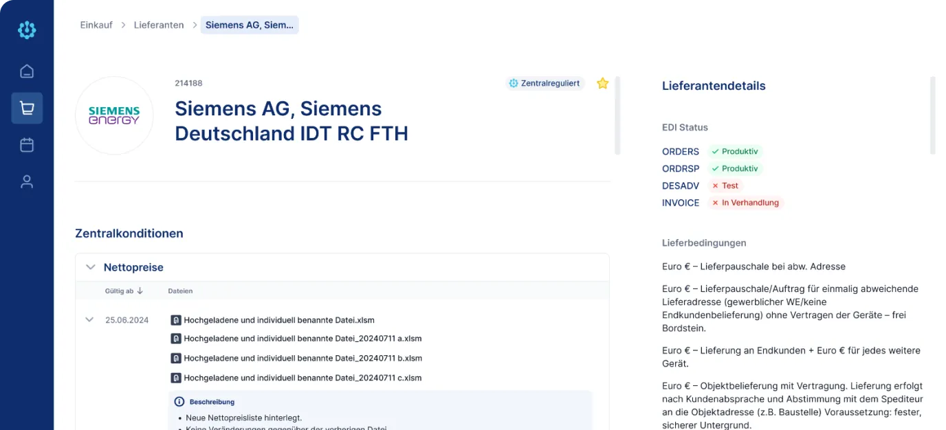 Screenshot FEGIME Extranet