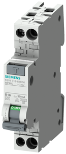 FI/LS Schalter 5SV1 von Siemens.