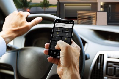Siedle App im Auto