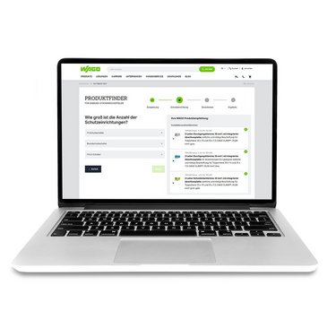 Produkfinder von WAGO
