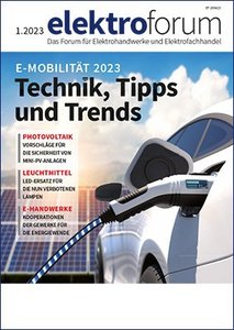 Titelbild von elektro.forum Ausgabe 01/2023